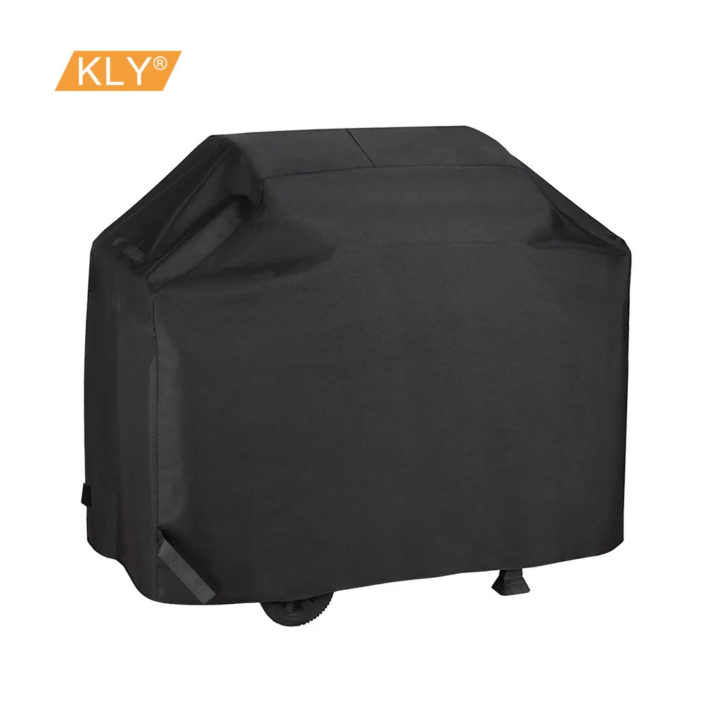 Polyester coated PU cream-colored Outdoor waterproof grill cover