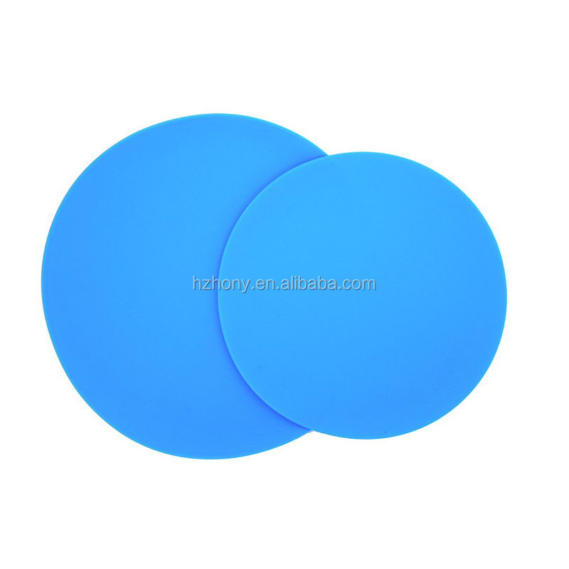 2-Pack 12" & 10" Multipurpose BPA-free Silicone Kitchen Tool Microwave Splatter Food Cover Silicone Microwave Mat