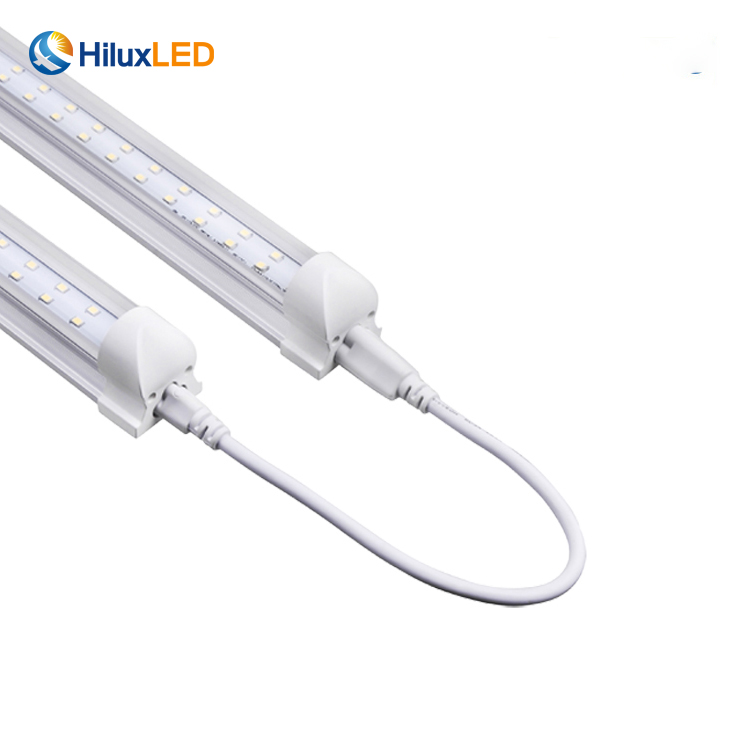 ETL CE v-образная светодиодная интегрирующая трубка ip44 4ft 30w t8 Светодиодная трубка