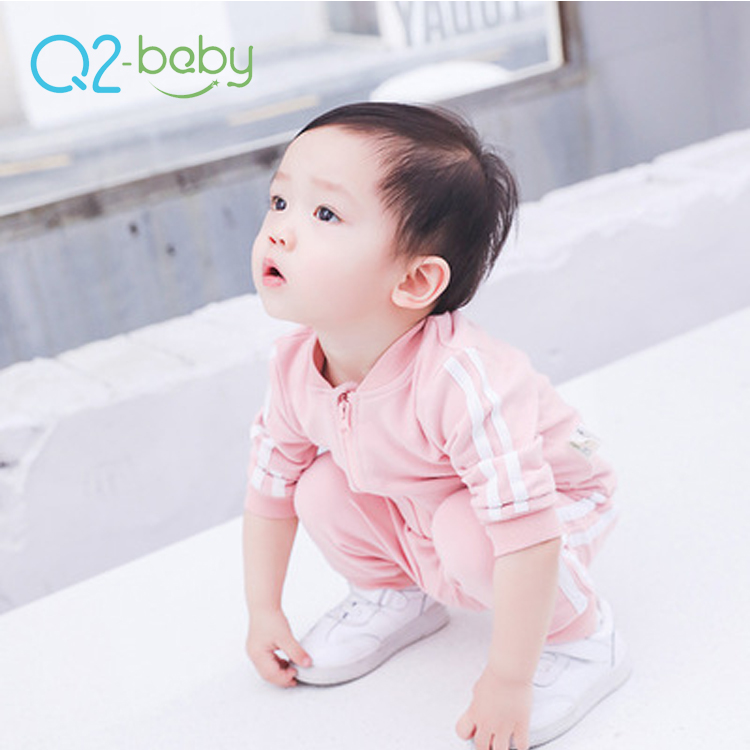 Верхняя одежда младенческой малышей бутик Q2-baby унисекс мальчик девочка комплекты одежды для малышей