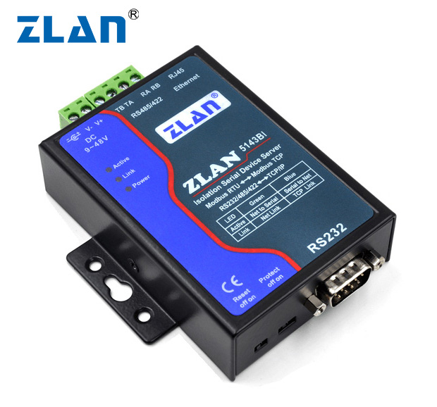 Промышленный изоляционный Последовательный RS232 RS485 422 к Ethernet tcp/ip lan преобразователь многохост modbus RTU шлюз iot сервер