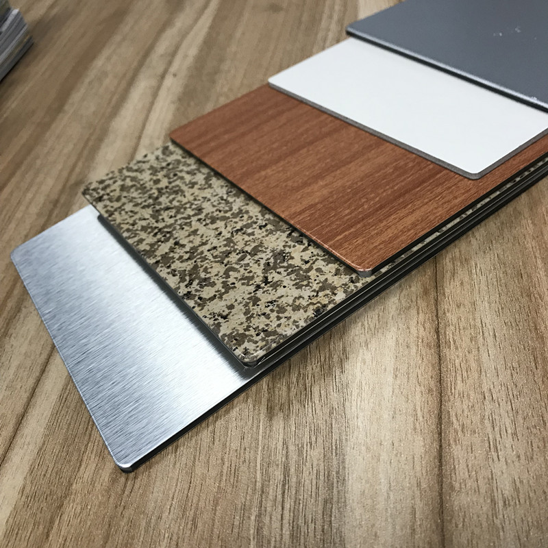 aluminum composite panel / acm panel wood exterior wall cladding