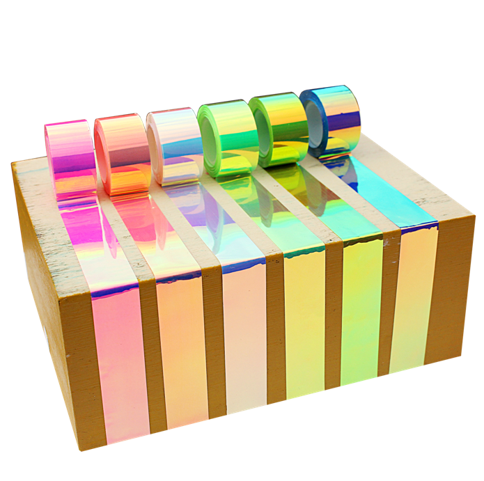 Mini Roll Iridescent Reflective Self Adhesive Dichroic Window Film