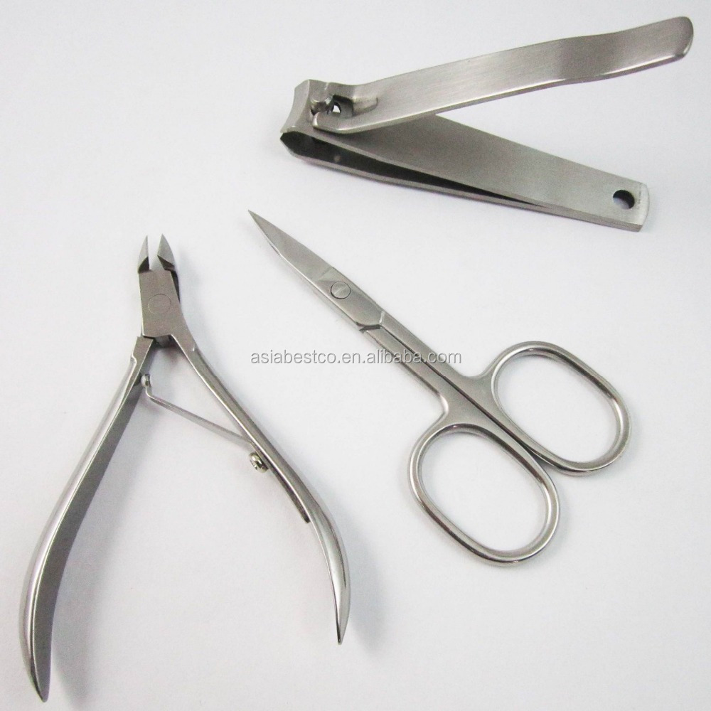 Stainless Steel Nail Tools Manicure Cuticle Nail Nippers Professional Nail Scissors