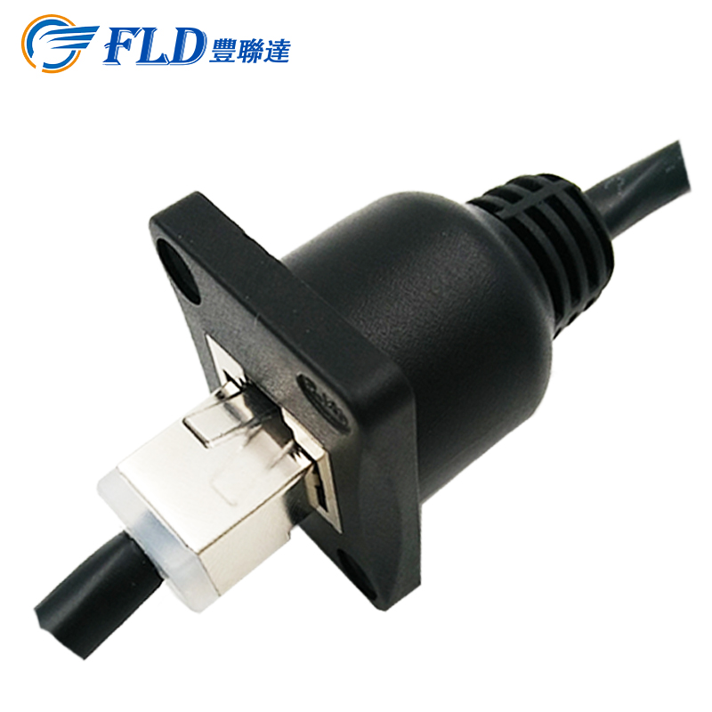 Прямые гибкие молдинги IP65 RJ45 сигнала панель Разъем