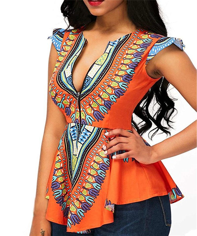 Женская одежда в африканском стиле, топ dashiki, оптовая продажа, 2019