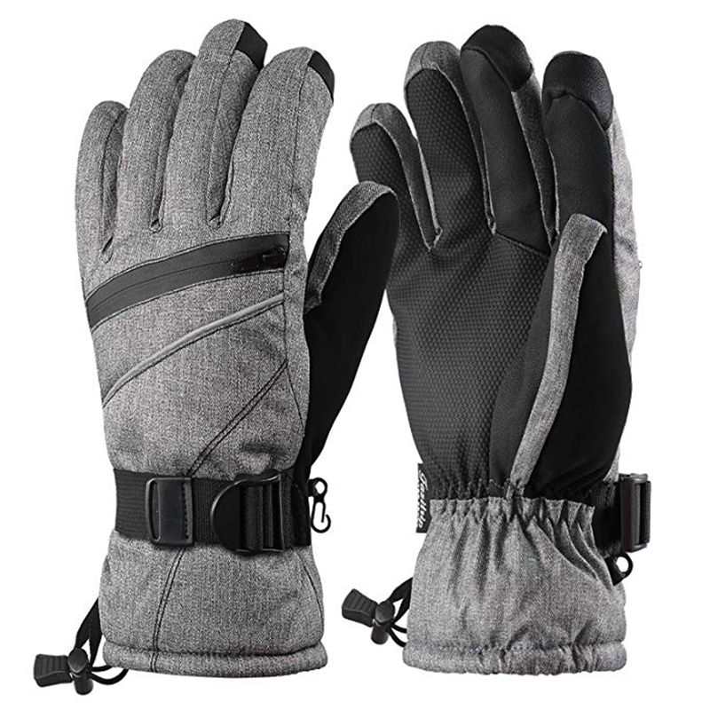 Men Ski Gloves Thinsulate Winter Snow Warm Insulated Gloves Windproof Gloves for Skiing