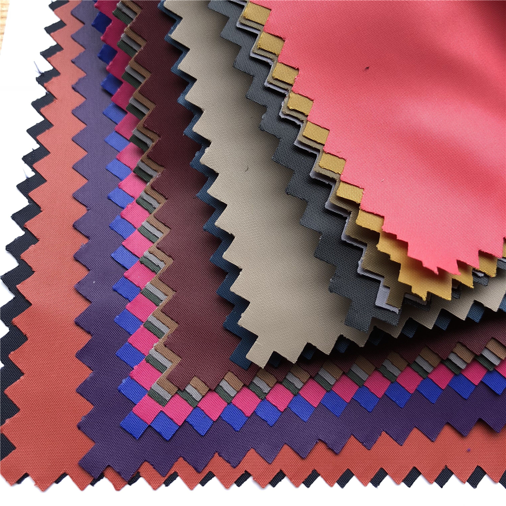 STOCK 300T Full Dull Polyester Taffeta Waterproof Pimo Coating Ready To Ship Fabric For Winter Jacket