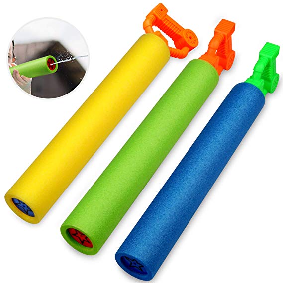 Детский водяной пистолет, Super Soaker, для стрельбы по воде, с удобными рукоятками, для развлечений на открытом воздухе, пляжа, бассейна