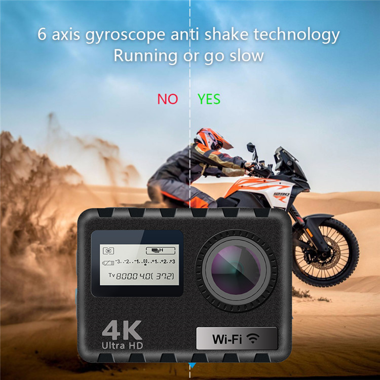 Бесплатный образец экшн-камеры 4k Wi-Fi будет уникальным по лучшей цене