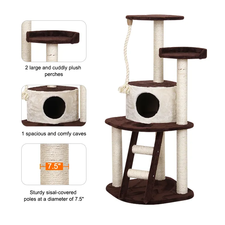 Cat Tree Tower Condo Play House Pet Scratcher