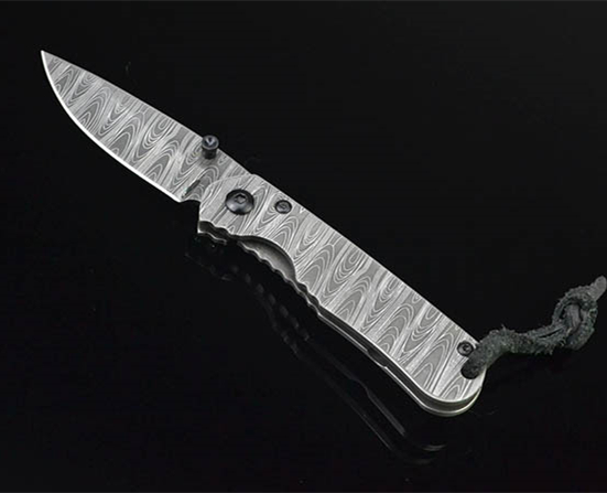 Лезвие из дамасской стали, ручка из дамасской стали, карманный нож, мини складной нож, охотничий нож