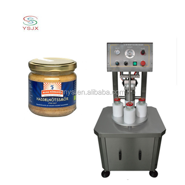 Высококачественная вакуумная стеклянная бутылка, машина для укупорки соуса с чили, банка для варенья, укупорочная машина для продажи