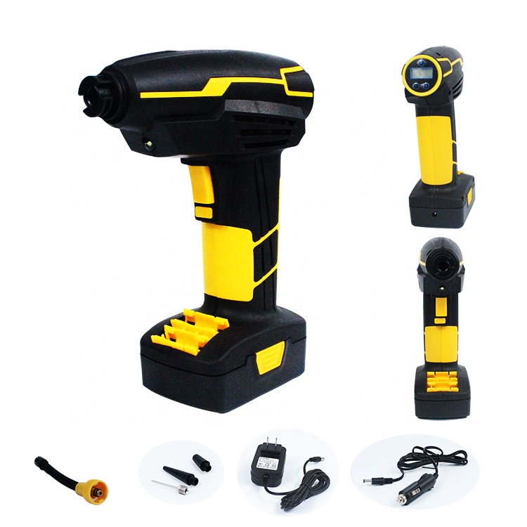 12V Electric Digital Mini Car Compressor Car Tyre Air Pump with Lighting