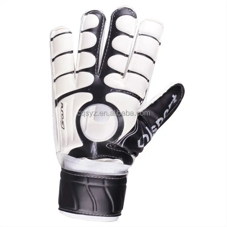 Latex goaltender gloves soccer goalkeeper gloves China manufacturer