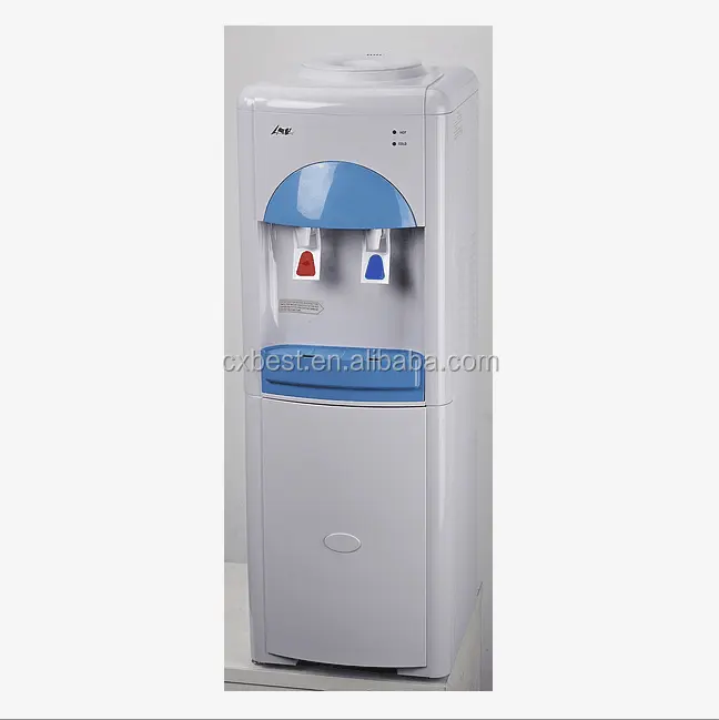 Water Dispenser Floor Standing Water Cooler Hot Cold Compressor Cooling Water Dispenser With Fridge Cabinet LB-LWB1.5-5X69