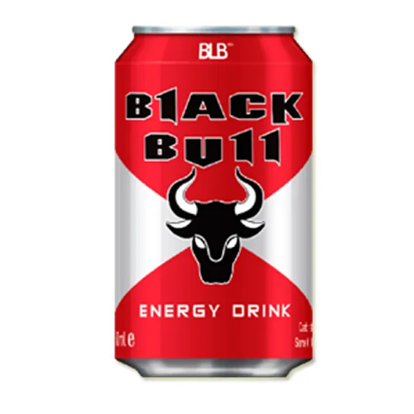 BLACK BULL Energy Drink with carbonate approved by HALAL  ISO   HACCP