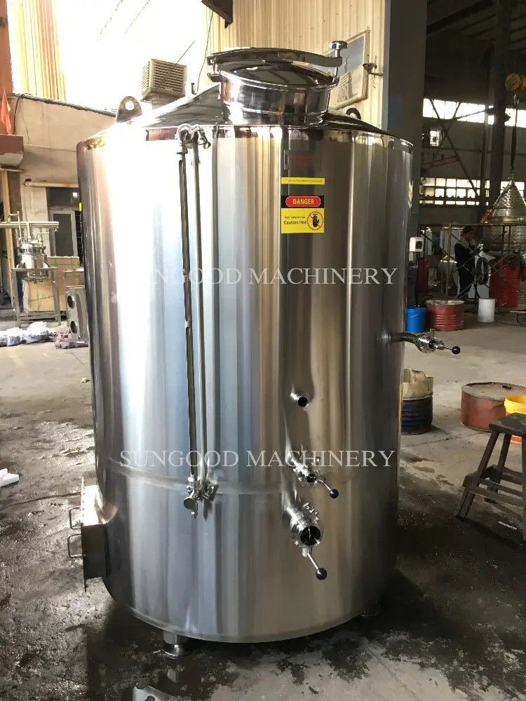 Brew Kettle Direct Fired/Gas Fired Brew Kettle With Whirlpool/Boil Kettle With Whirlpool