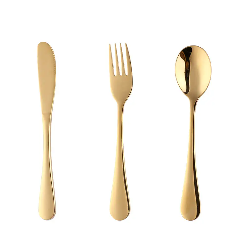 Reusable Flatware Stainless Steel Cutlery Set For Kids