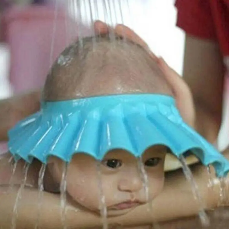 2021 Adjustable Shower cap,protect Shampoo for baby health Bathing waterproof hat kid Wash Hair Shield Hat