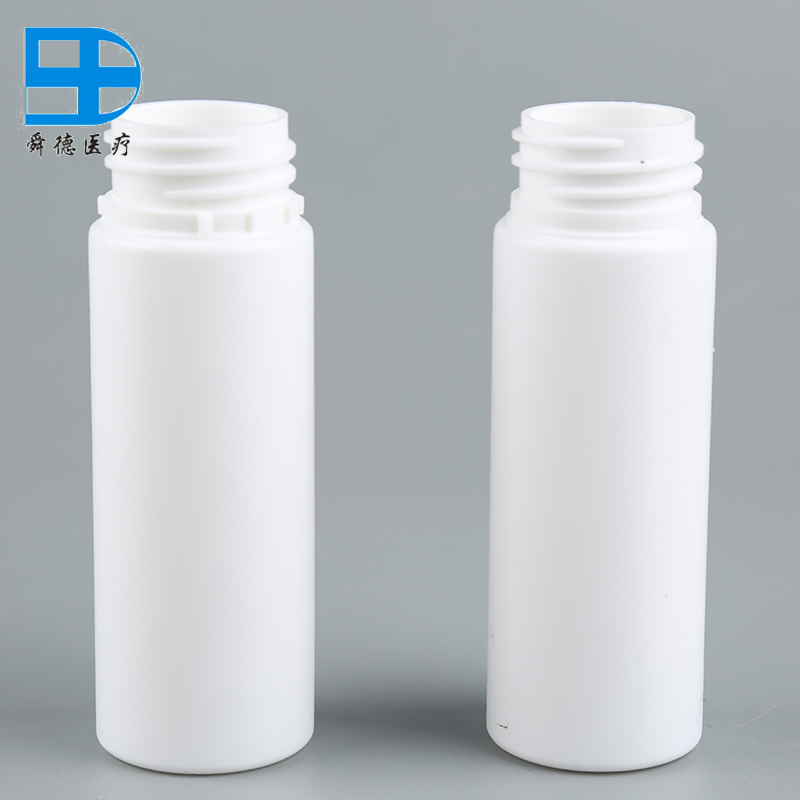Medical grade plastic liquid medicine bottles white medicine spray bottle