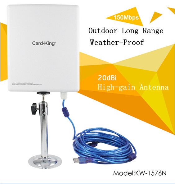 Карта King KW-1576N 150 Мбит/с Высокая мощность USB беспроводной адаптер