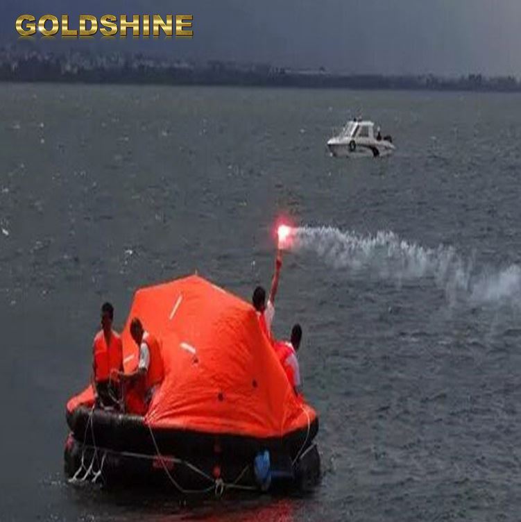 Морской корабль Solas одобренного типа, лодка liferaft для открытия лодки, надувной спасательный плот