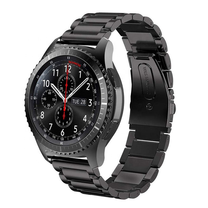 Ремешок из нержавеющей стали для samsung galaxy Watch 46 мм, популярный металлический сменный Браслет Для Huawei