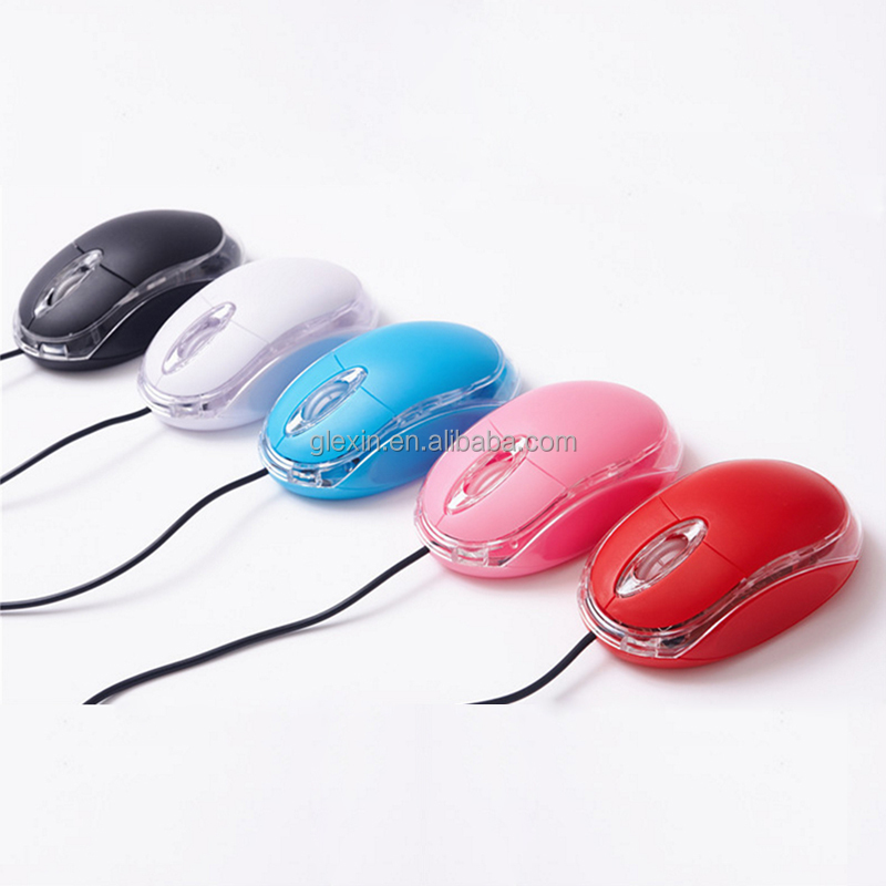 2019 Personalized Custom Logo Wired Optical slim mouse