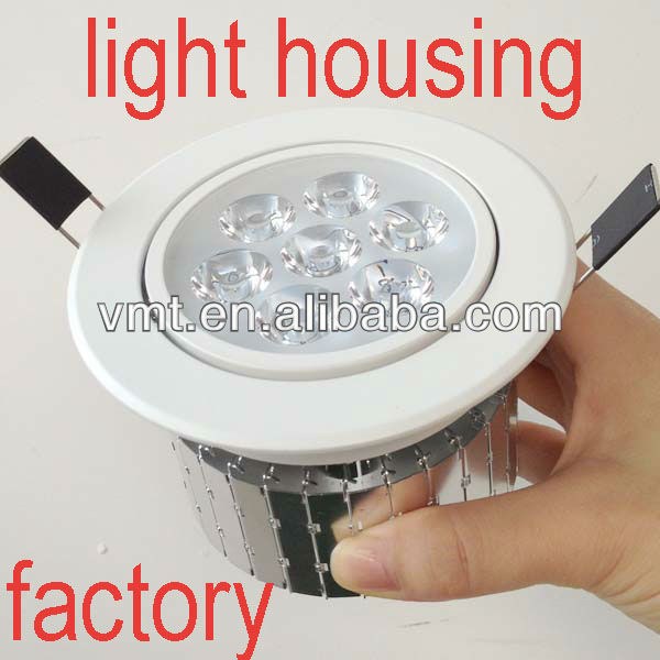 светодиодная лампа части 14w алюминий привело downlight корпус