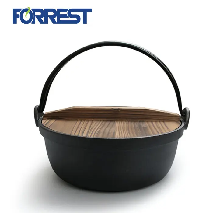 Cast iron fondue set