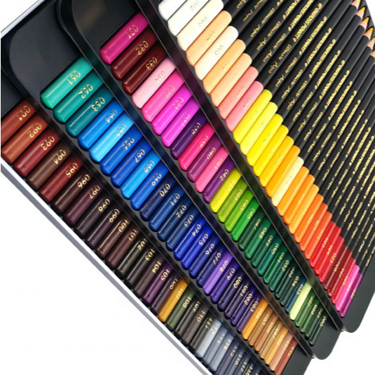 Первоклассный профессиональный водорастворимый Prismacolor 120 набор цветных карандашей