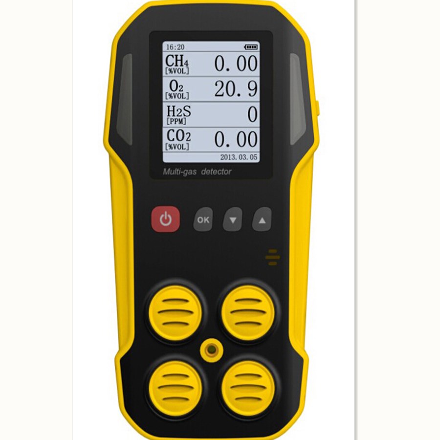 CH4/H2S/CO2/O2 CE Certified Portable Biogas Analyzer for determining the biogas gas compostions