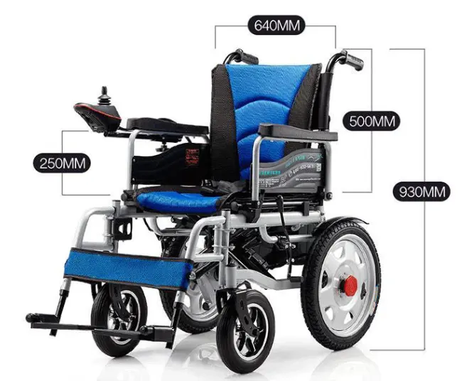 Самая дешевая электрическая инвалидная коляска мощностью 500 Вт для пожилых людей с ограниченными возможностями