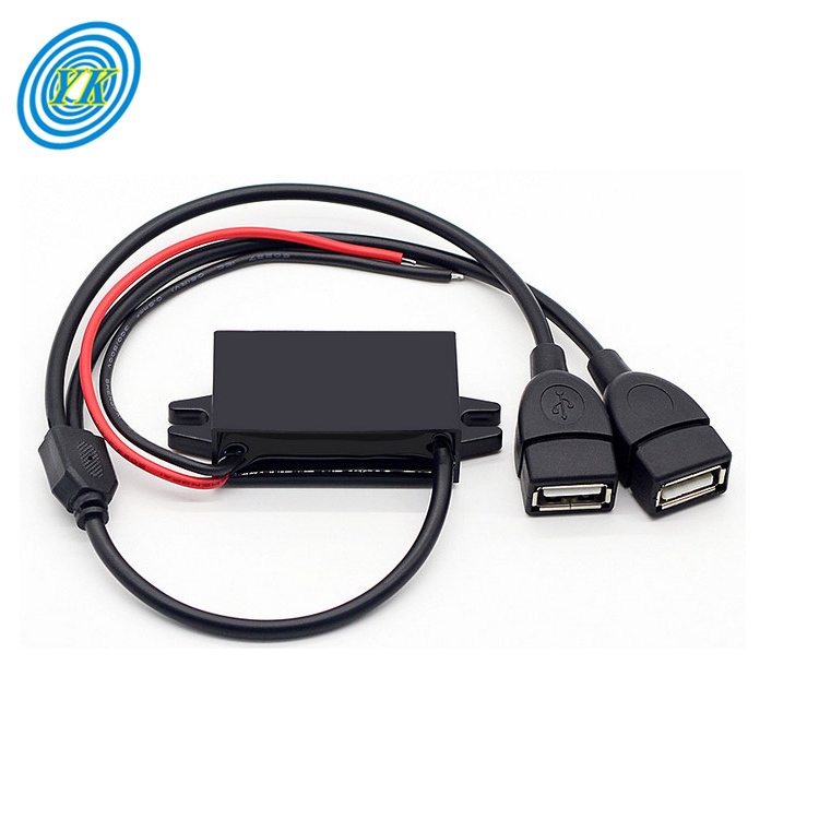 Тип A. Флеш-накопитель USB с гнездовым порт 12/24V to 5V 15W dc понижающий преобразователь