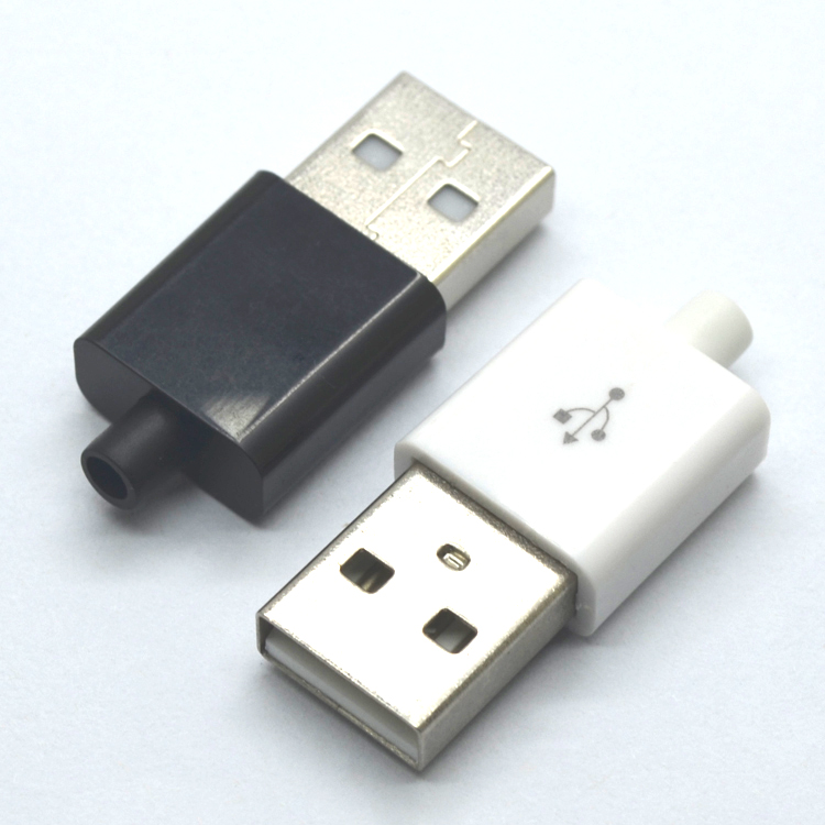 Высокое качество USB a входящий штекер USB 2,0 в собранном виде разъем micro usb разъем оптовая продажа