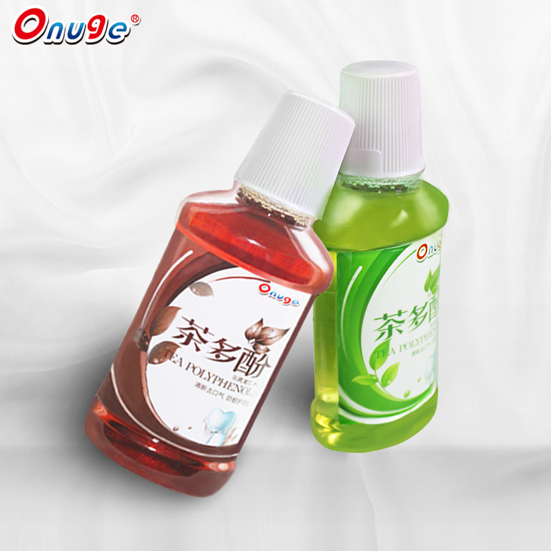 Tea polyphenol fresh mint flavor antiseptic mouthwash LIQUID