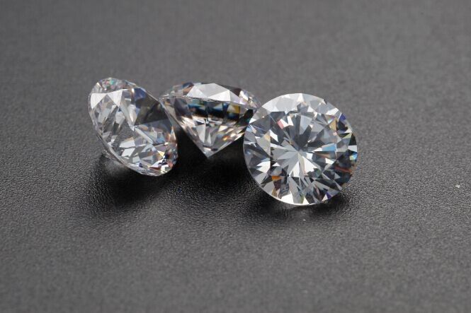 GH цвет Муассанит свободные камни VVS ясность 6,5 мм 1ct Размер Муассанит
