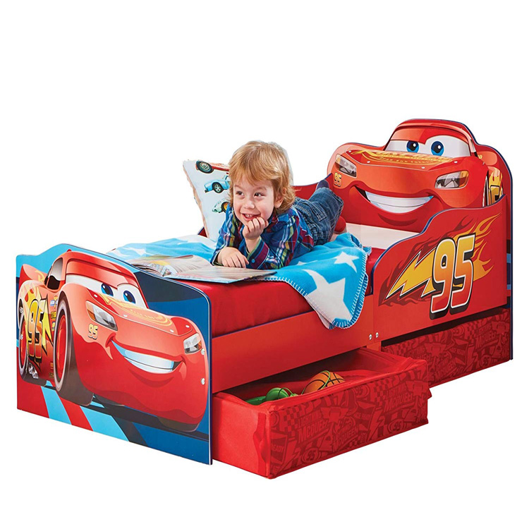 Home Cars Kids Toddler Bed with underbed Storage