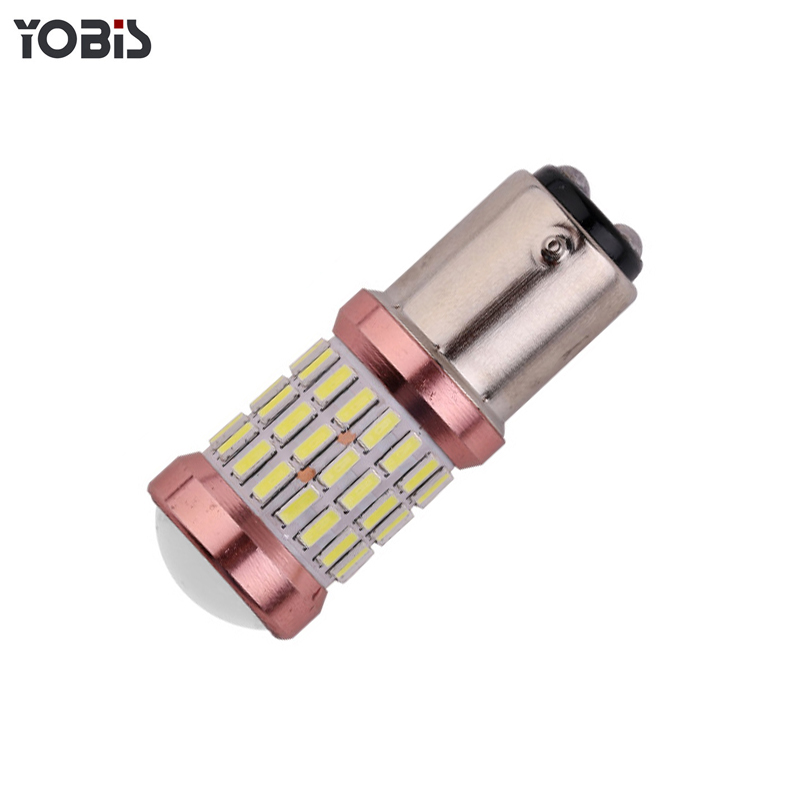 Супер яркая светодиодная лампа YOBIS 1157 4014 60SMD 1440lm, стоп-сигнал, задние фонари