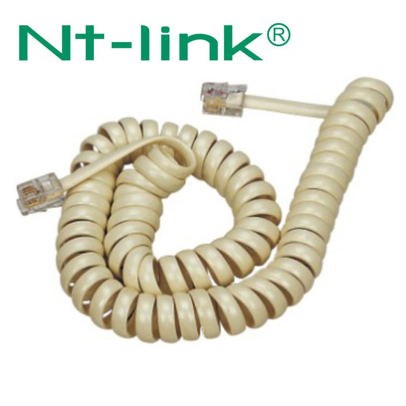 RJ9/4P4C/телефонный удлинитель Спиральный шнур