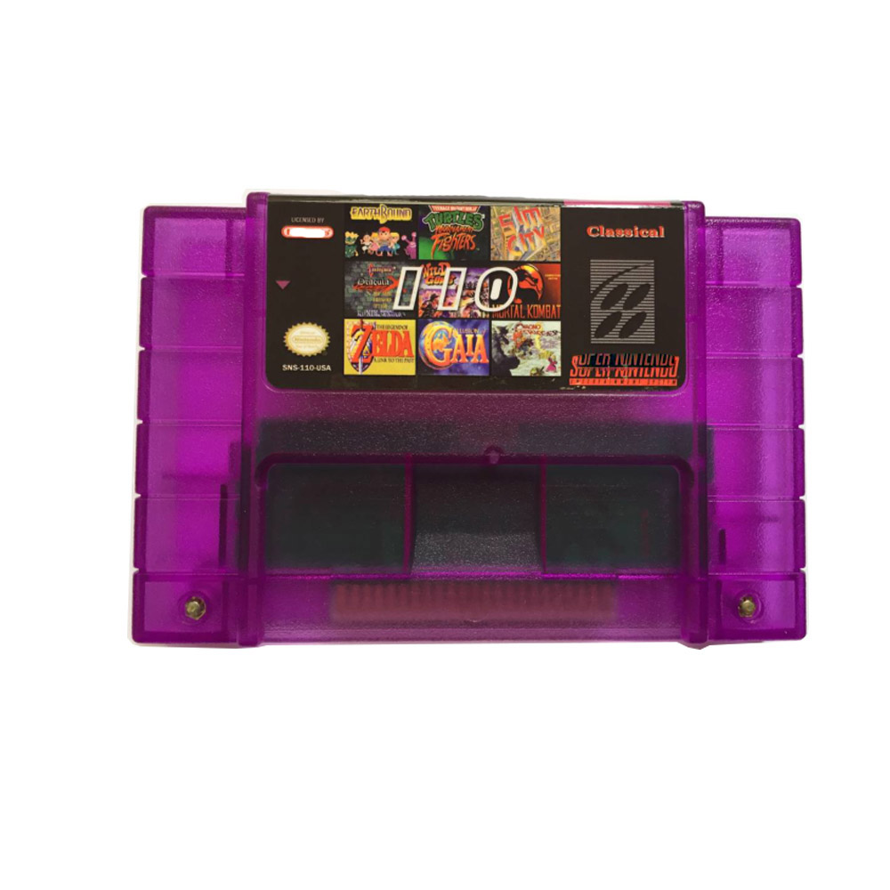 Игровой картридж 110 в 1, американская версия для SNES
