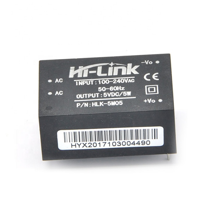 HLK-5M05 изолированный понижающий модуль питания 220VAC до 5VDC 5W 1A