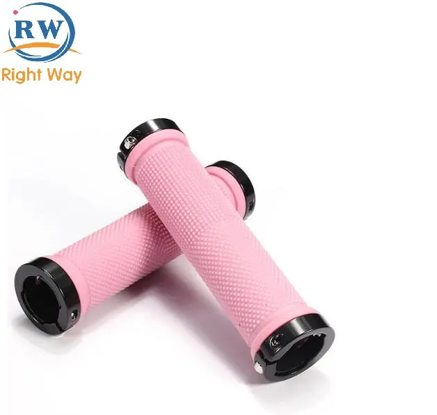 MTB Bike Bicycle Accessory Lock-on Handlebar Rubber Handle Grips