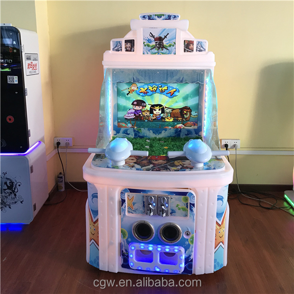 CGW Coin Operated Water Shooting Arcade Game Machine For Kids
