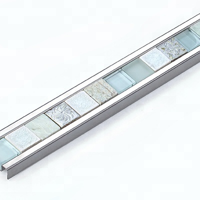JECA металлическая полоска со стеклом tiletrimtransition полоски декоративные рамы плитка carpettrim