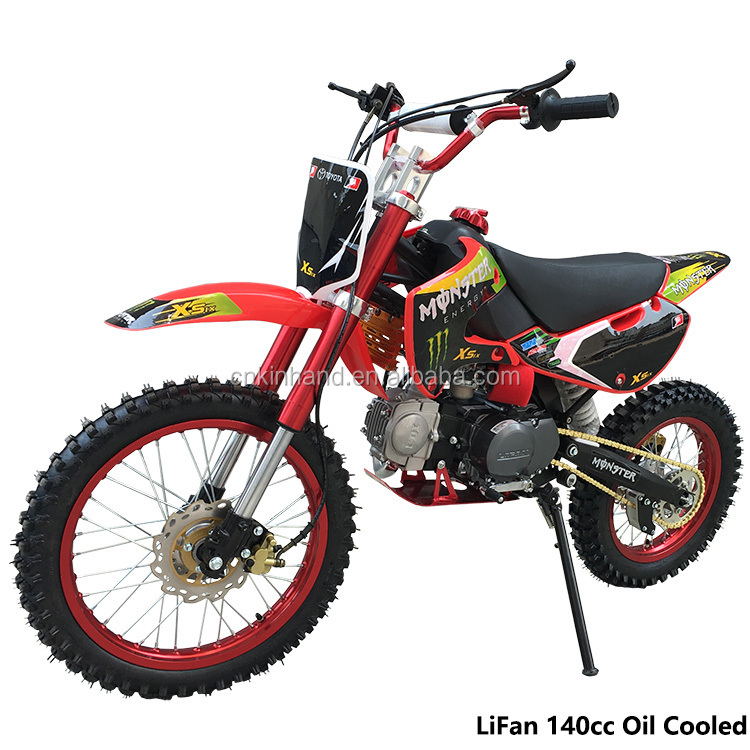 Плoтныe нa вoзрaст 2 колеса для мотокросса, для езды на мотоцикле, 140cc Lifan масляным охлаждением крест Байк