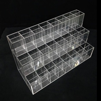 Right Angle Type Clear Acrylic Ball-pen Holder Acrylic Writing Brush Display Stand