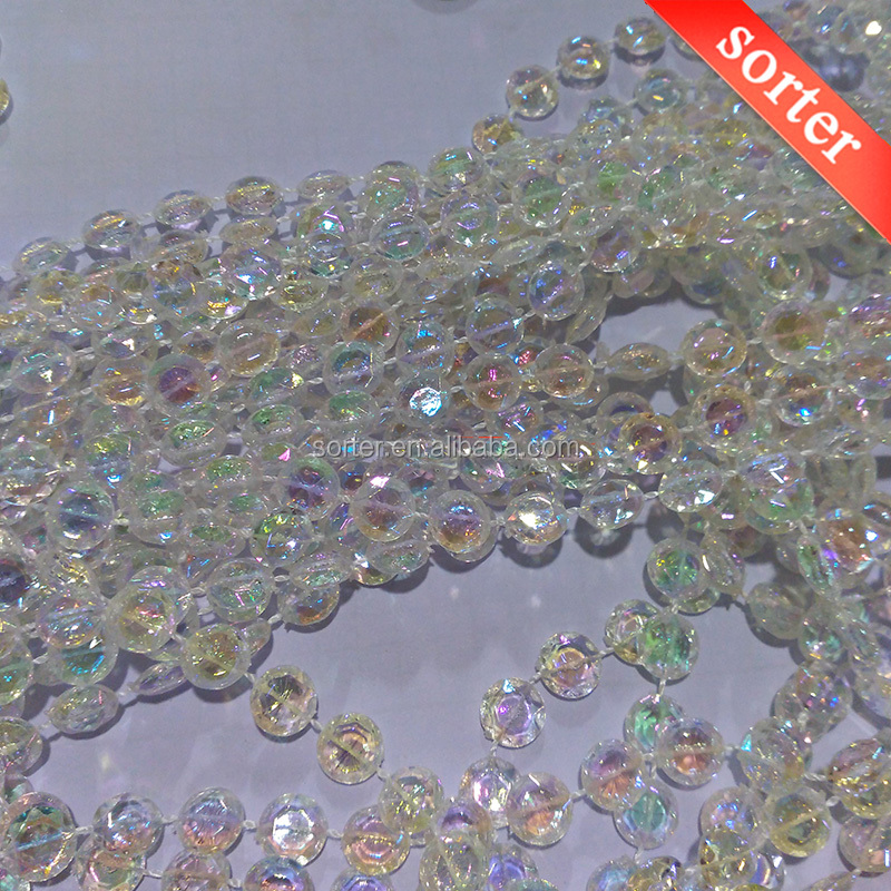 Хит продаж clear S088 пластиковые цепочки из шариков