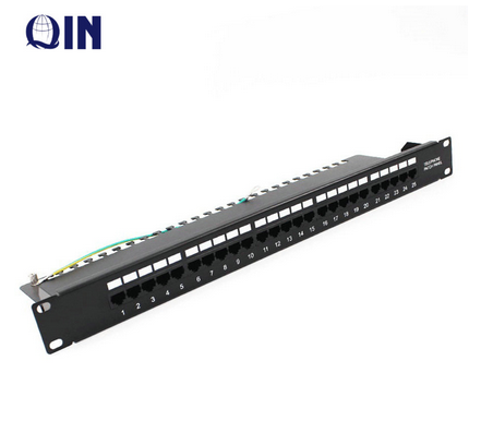Телеком 1U 19 дюймов rackmount 25 порты RJ11 Cat3 FTP телефон голос патч панель